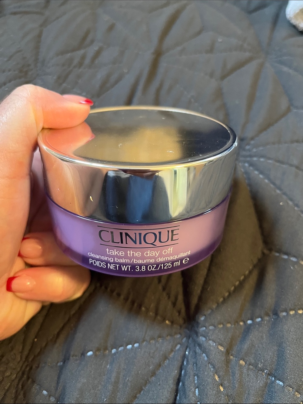 Clinique Take The Day Off Cleansing Balm - Lavender Purple Jar with Silver Lid